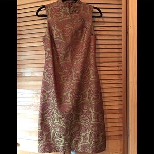 Andrea Polizzi for Rex Lester Dress Asian Inspired Size 8